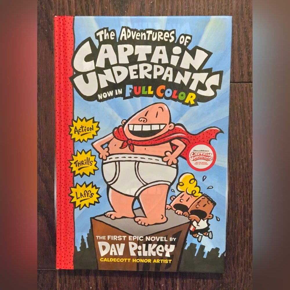 BRAND NEW! THE ADVENTURES OF CAPTAIN UNDERPANTS #1!!!; Hardcover